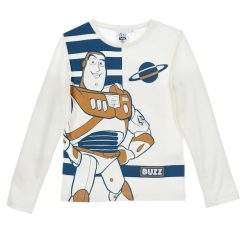 Bluza copii -  Toy Story 4 - imprimeu - alb - bumbac-BAIETI/IMBRACAMINTE/Bluze-IMBRACAMINTE/Bluze