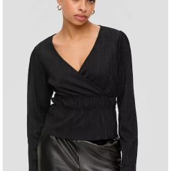 Bluza cu decolteu cache-coeur-FEMEI/IMBRACAMINTE/Bluze-IMBRACAMINTE/Bluze