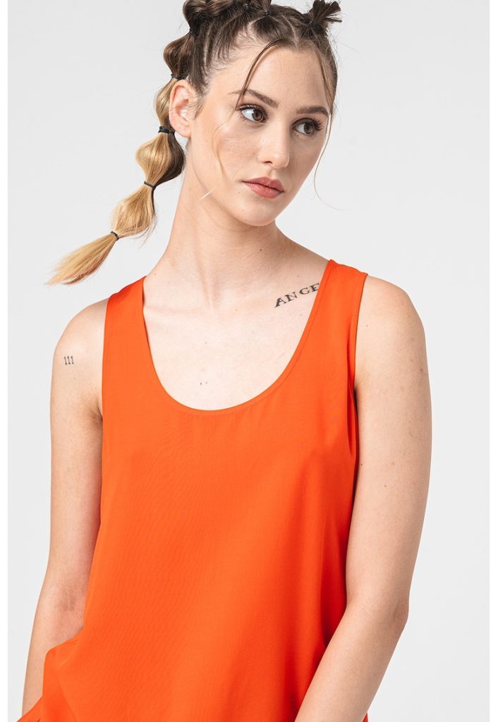 Bluza cu decolteu rotund - fara maneci-FEMEI/IMBRACAMINTE/Bluze-IMBRACAMINTE/Bluze