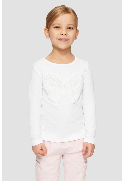 Bluza cu detaliu fluture-FETE/IMBRACAMINTE/Bluze-IMBRACAMINTE/Bluze