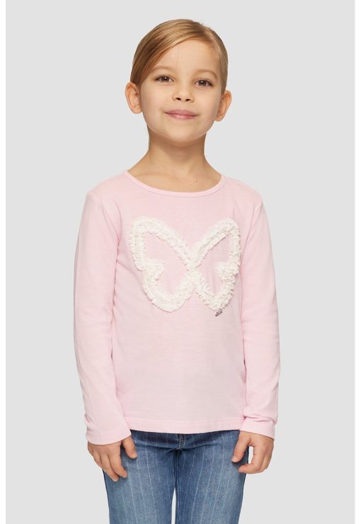 Bluza cu detaliu fluture-FETE/IMBRACAMINTE/Bluze-IMBRACAMINTE/Bluze