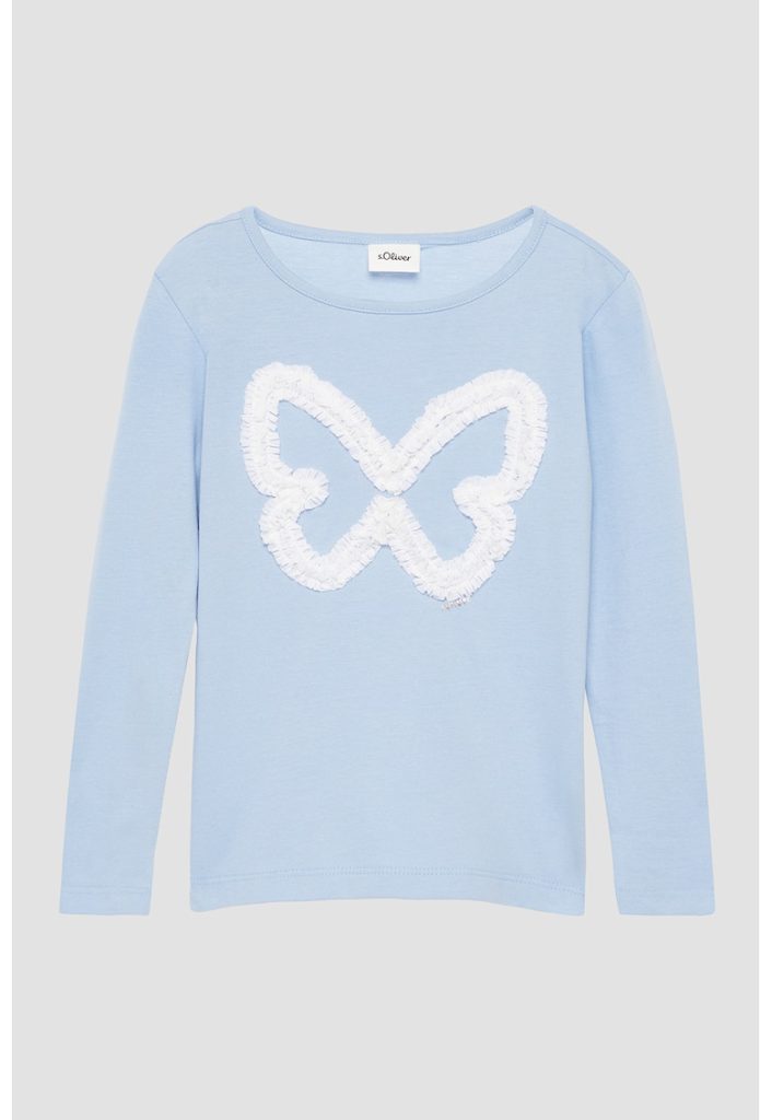 Bluza cu detaliu fluture-FETE/IMBRACAMINTE/Bluze-IMBRACAMINTE/Bluze