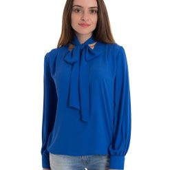 Bluza cu funda din panglici Brianna-FEMEI/IMBRACAMINTE/Bluze-IMBRACAMINTE/Bluze
