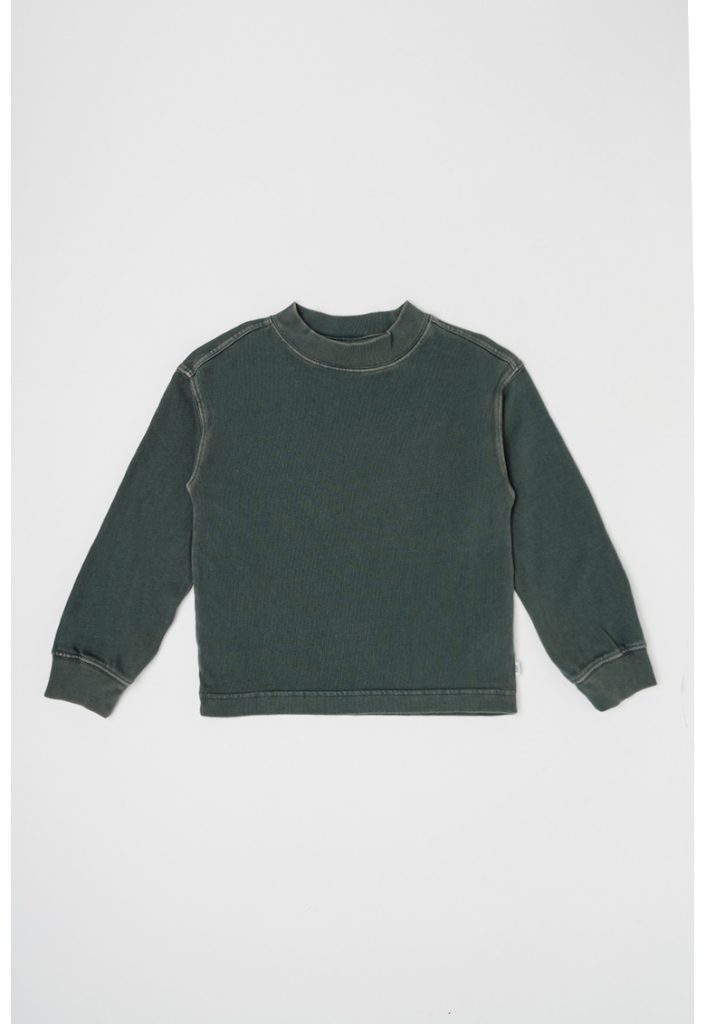 Bluza cu guler si aspect decolorat-BAIETI/IMBRACAMINTE/Bluze-IMBRACAMINTE/Bluze