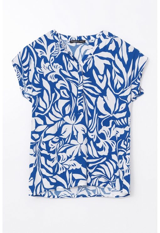 Bluza cu imprimeu-FEMEI/IMBRACAMINTE/Bluze-IMBRACAMINTE/Bluze
