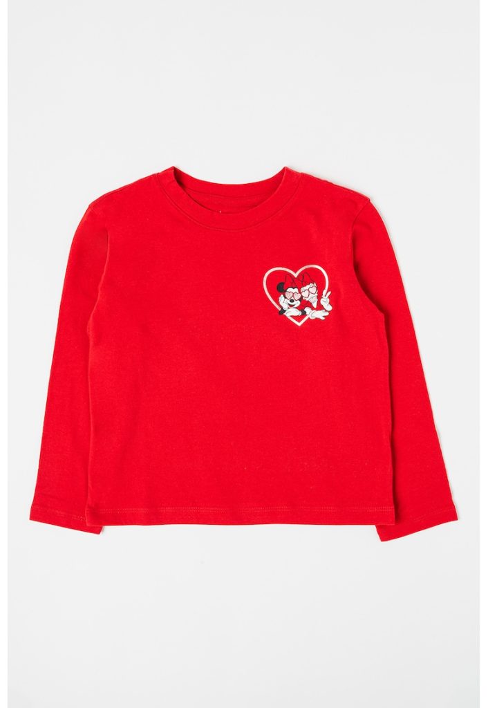 Bluza cu imprimeu grafic-FETE/IMBRACAMINTE/Bluze-IMBRACAMINTE/Bluze
