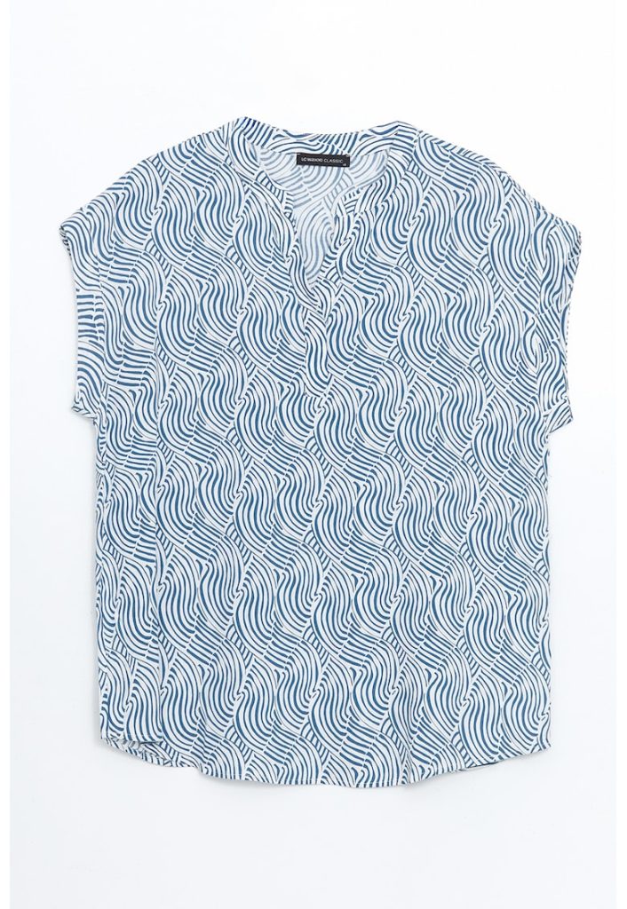 Bluza cu imprimeu grafic-FEMEI/IMBRACAMINTE/Bluze-IMBRACAMINTE/Bluze