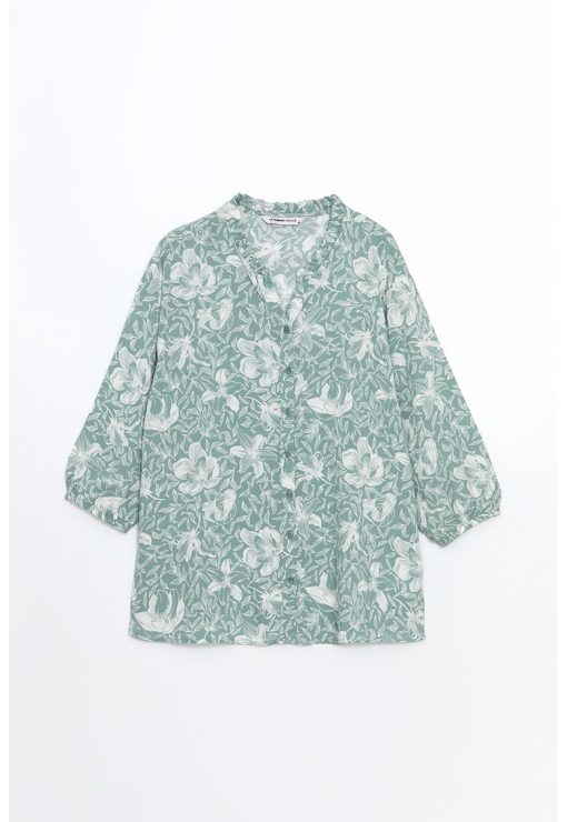 Bluza cu maneci 3/4-FEMEI/IMBRACAMINTE/Bluze-IMBRACAMINTE/Bluze