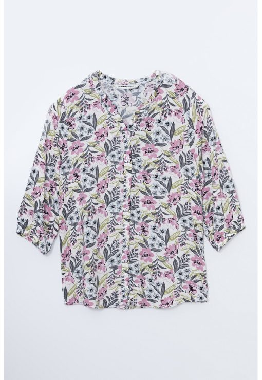 Bluza cu maneci 3/4-FEMEI/IMBRACAMINTE/Bluze-IMBRACAMINTE/Bluze