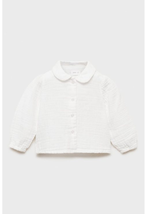 Bluza de bumbac cu guler Peter Pan-FETE/IMBRACAMINTE/Bluze-IMBRACAMINTE/Bluze