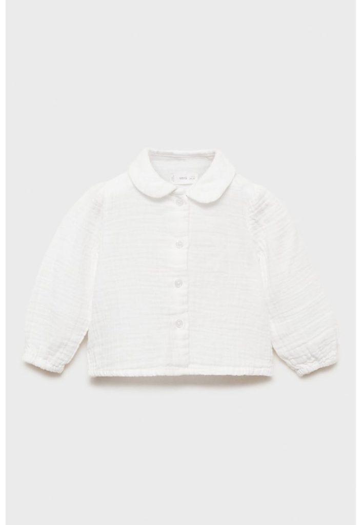 Bluza de bumbac cu guler Peter Pan-FETE/IMBRACAMINTE/Bluze-IMBRACAMINTE/Bluze