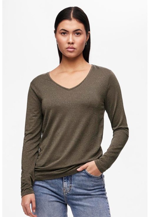 Bluza de lurex cu decolteu in V Billo-FEMEI/IMBRACAMINTE/Bluze-IMBRACAMINTE/Bluze