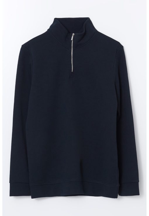 Bluza de trening cu fenta cu fermoar-BARBATI/IMBRACAMINTE/Hanorace-IMBRACAMINTE/Hanorace