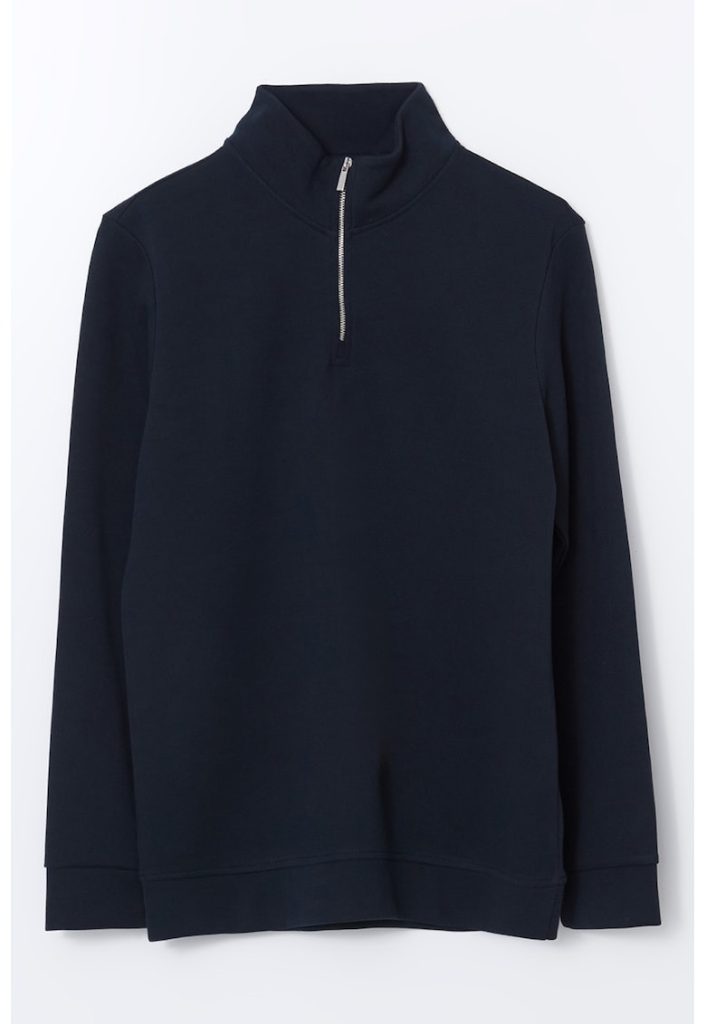 Bluza de trening cu fenta cu fermoar-BARBATI/IMBRACAMINTE/Hanorace-IMBRACAMINTE/Hanorace