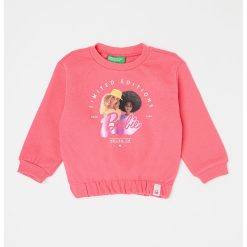 Bluza de trening cu imprimeu Barbie-FETE/IMBRACAMINTE/Bluze-IMBRACAMINTE/Bluze