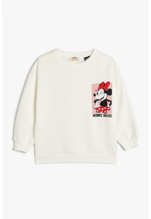Bluza de trening cu imprimeu cu Minnie Mouse-FETE/IMBRACAMINTE/Bluze-IMBRACAMINTE/Bluze