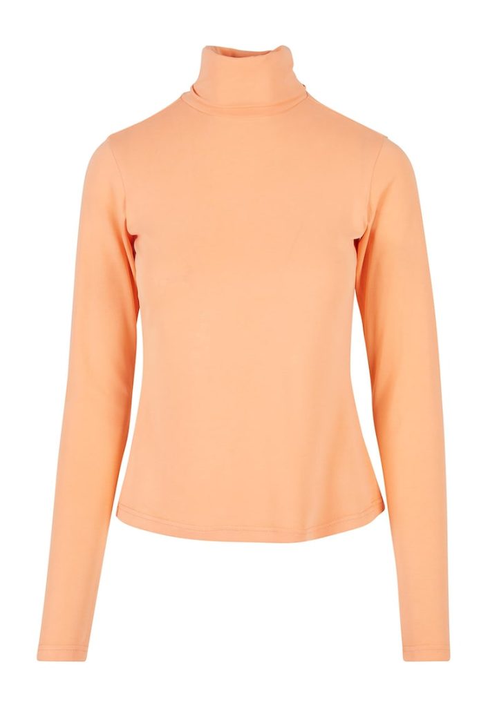 Bluza din amestec de modal cu guler inalt-FEMEI/IMBRACAMINTE/Bluze-IMBRACAMINTE/Bluze