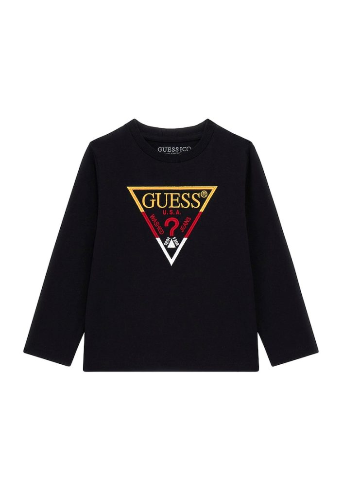 Bluza din bumbac cu broderie logo-BAIETI/IMBRACAMINTE/Bluze-IMBRACAMINTE/Bluze