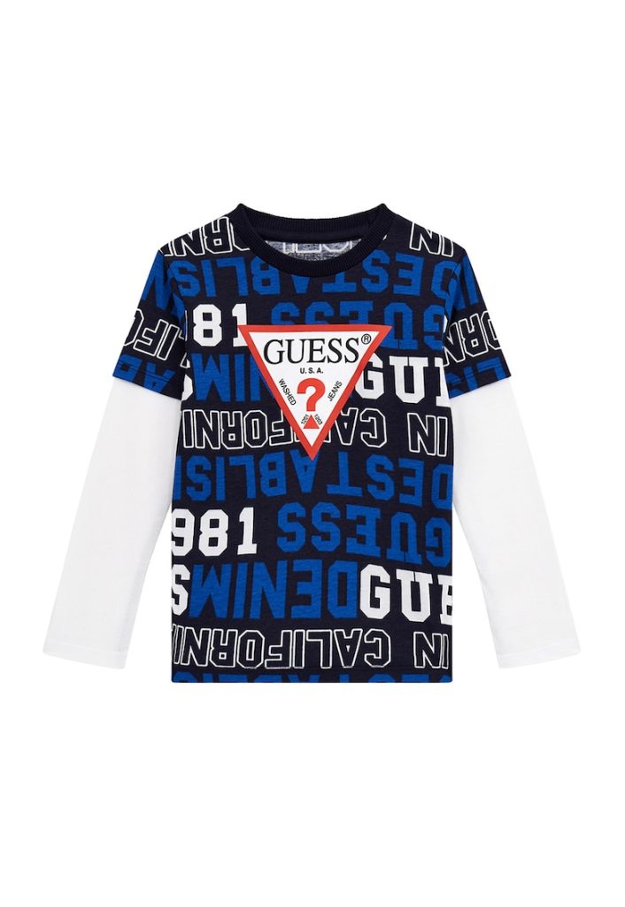 Bluza din bumbac cu logo-BAIETI/IMBRACAMINTE/Bluze-IMBRACAMINTE/Bluze