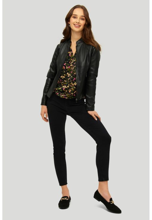 Bluza lejera cu imprimeu floral-FEMEI/IMBRACAMINTE/Bluze-IMBRACAMINTE/Bluze