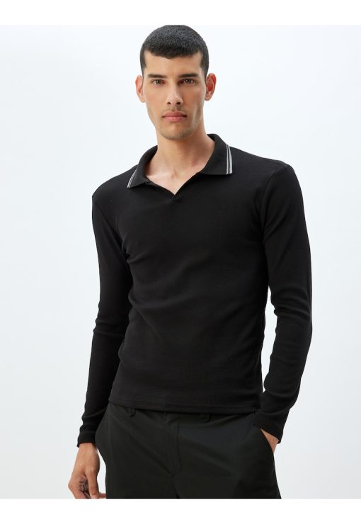 Bluza polo slim fit-BARBATI/IMBRACAMINTE/Bluze-IMBRACAMINTE/Bluze