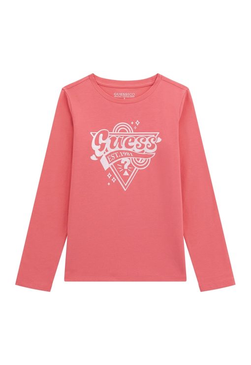Bluza regular fit din amestec de bumbac cu model logo-FETE/IMBRACAMINTE/Bluze-IMBRACAMINTE/Bluze