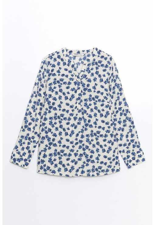 Bluza-tunica cu imprimeu-FEMEI/IMBRACAMINTE/Bluze-IMBRACAMINTE/Bluze