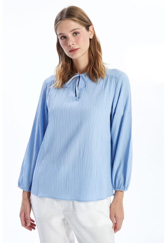 Bluza uni cu maneci lungi-FEMEI/IMBRACAMINTE/Bluze-IMBRACAMINTE/Bluze