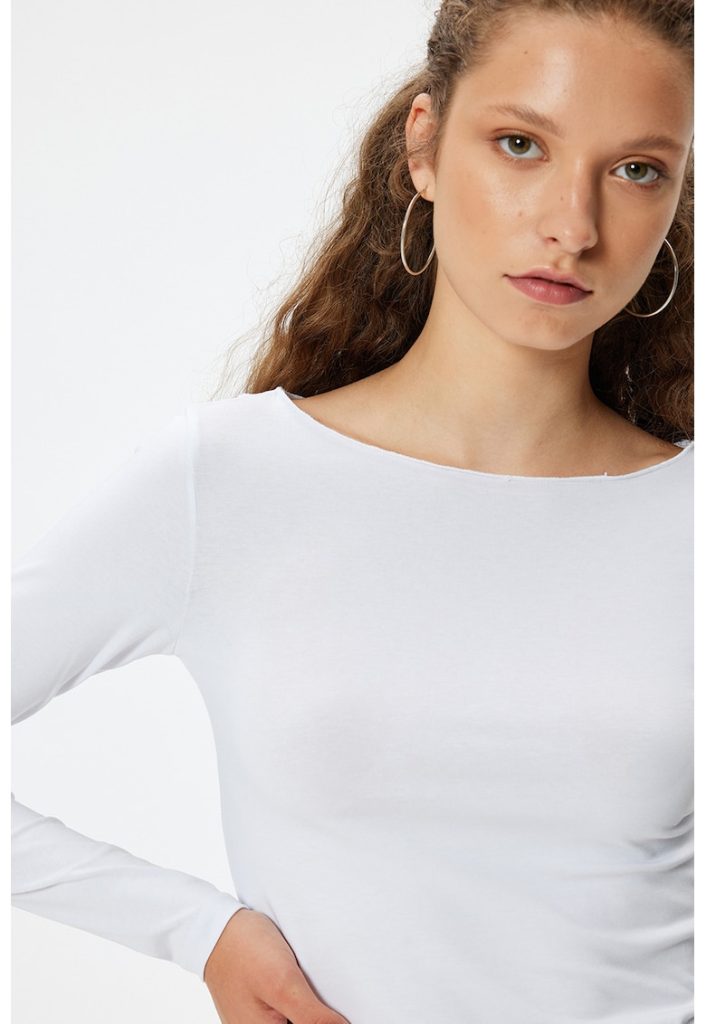 Bluza uni slim fit-FEMEI/IMBRACAMINTE/Bluze-IMBRACAMINTE/Bluze
