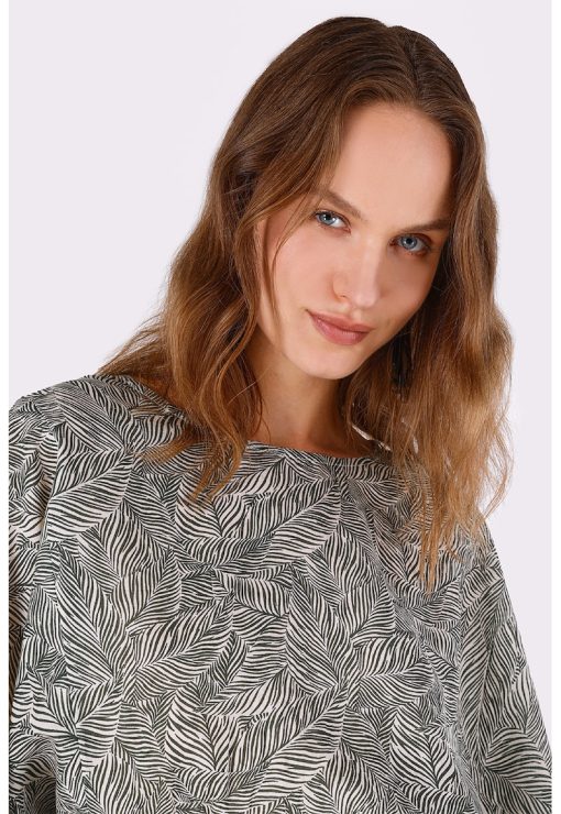 Bluza vaporoasa cu peplum-FEMEI/IMBRACAMINTE/Bluze-IMBRACAMINTE/Bluze