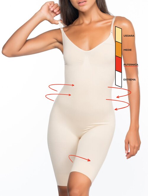 Body modelator cu bretele reglabile Shapewear 2011-FEMEI