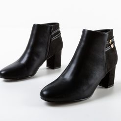 Botine dama Arabella Negre 4