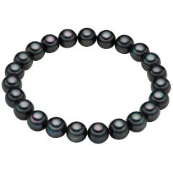 Bratara cu margele de antracit-FEMEI/GENTI SI ACCESORII/Bijuterii-GENTI SI ACCESORII/Bijuterii