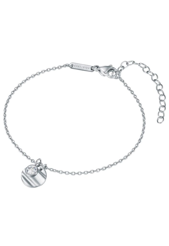 Bratara din otel inoxidabil cu zirconia-FEMEI/GENTI SI ACCESORII/Bijuterii-GENTI SI ACCESORII/Bijuterii