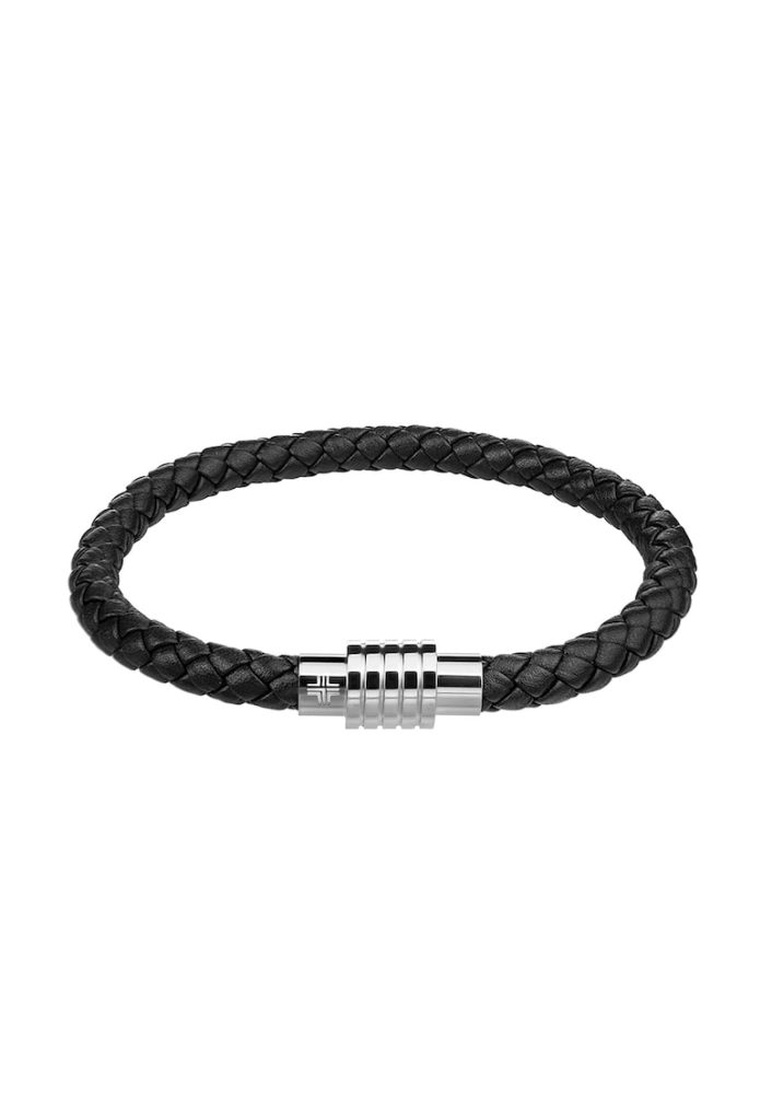 Bratara impletita din piele Hugo-BARBATI/GENTI SI ACCESORII/Bijuterii-GENTI SI ACCESORII/Bijuterii