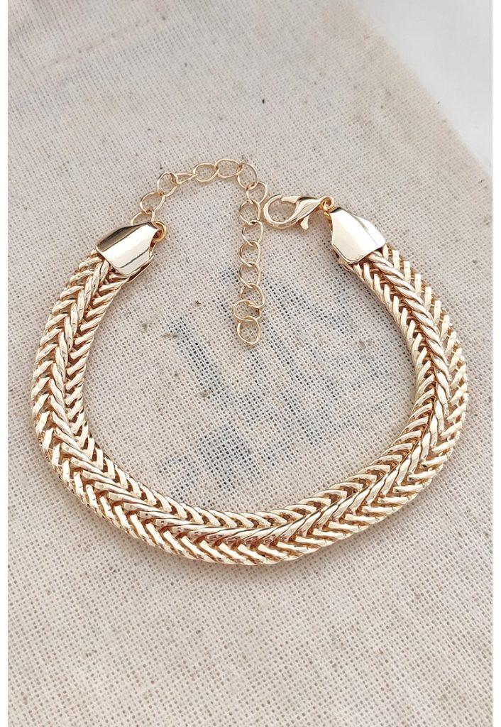 Bratara lant cu doua siraguri-FEMEI/GENTI SI ACCESORII/Bijuterii-GENTI SI ACCESORII/Bijuterii