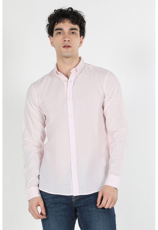 Camasa Oxford slim fit in dungi-BARBATI/IMBRACAMINTE/Camasi-IMBRACAMINTE/Camasi