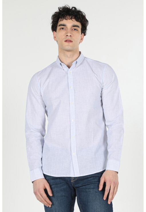Camasa Oxford slim fit in dungi-BARBATI/IMBRACAMINTE/Camasi-IMBRACAMINTE/Camasi