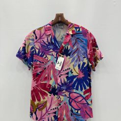 Camasa barbati PREMIUM   maneca scusta  cu imprimeu 13172 D5-3.1-Camasi barbati