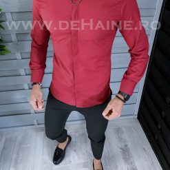 Camasa barbati grena slim fit B1425 O4-2.1-Camasi barbati