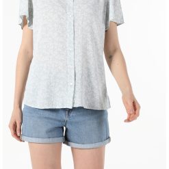 Camasa cu maneci scurte si model floral-FEMEI/IMBRACAMINTE/Camasi-IMBRACAMINTE/Camasi