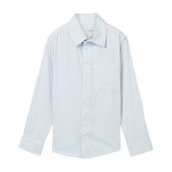 Camasa din amestec de bumbac cu model in dungi-BAIETI/IMBRACAMINTE/Camasi-IMBRACAMINTE/Camasi