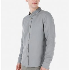 Camasa slim fit cu guler fixat cu nasturi-BARBATI/IMBRACAMINTE/Camasi-IMBRACAMINTE/Camasi