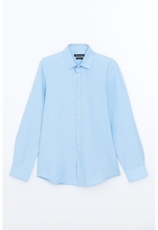 Camasa slim fit din poplin-BARBATI/IMBRACAMINTE/Camasi-IMBRACAMINTE/Camasi