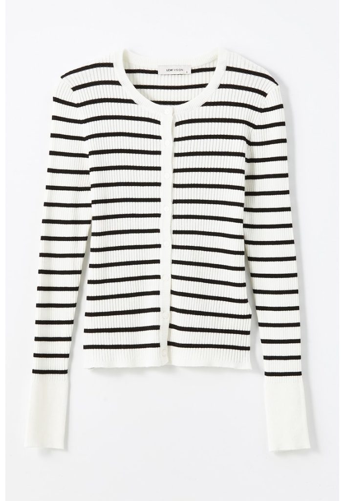 Cardigan cu model in dungi-FEMEI/IMBRACAMINTE/Pulovere si cardigane-IMBRACAMINTE/Pulovere si cardigane
