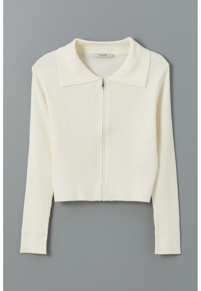 Cardigan striat cu fermoar-FEMEI/IMBRACAMINTE/Bluze-IMBRACAMINTE/Bluze