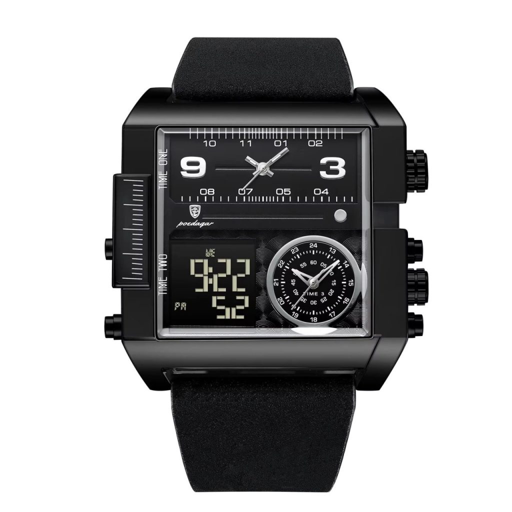 Ceas barbatesc digital&analog Poedagar CS1768
