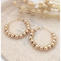 Cercei din alama cu model uni-FEMEI/GENTI SI ACCESORII/Bijuterii-GENTI SI ACCESORII/Bijuterii
