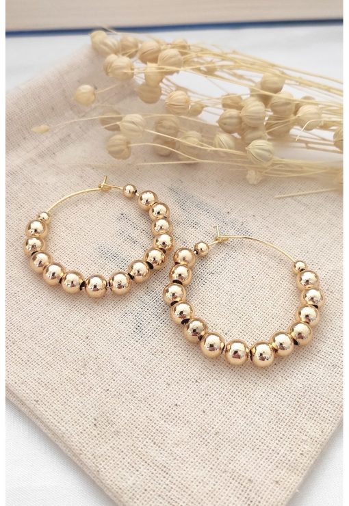 Cercei din alama cu model uni-FEMEI/GENTI SI ACCESORII/Bijuterii-GENTI SI ACCESORII/Bijuterii