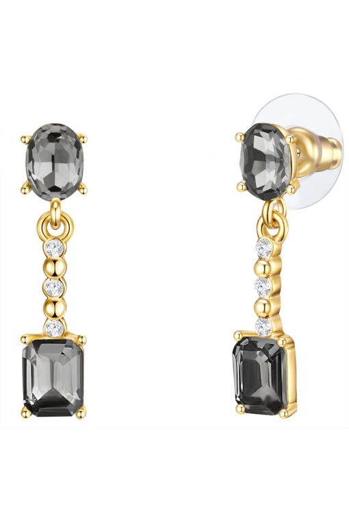 Cercei drop cu tija placati cu aur de 14K-FEMEI/GENTI SI ACCESORII/Bijuterii-GENTI SI ACCESORII/Bijuterii
